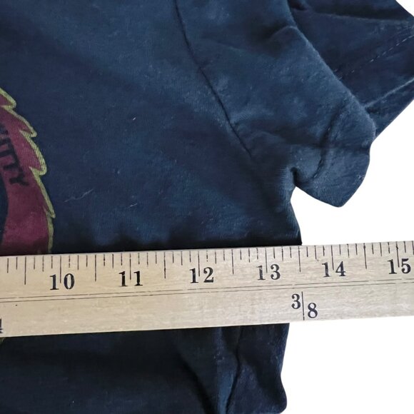 Y2K 2005 Sanrio Hello Kitty X KISS Black Baby Tee "Cute as Hello Kitty" Size S - Picture 7 of 8